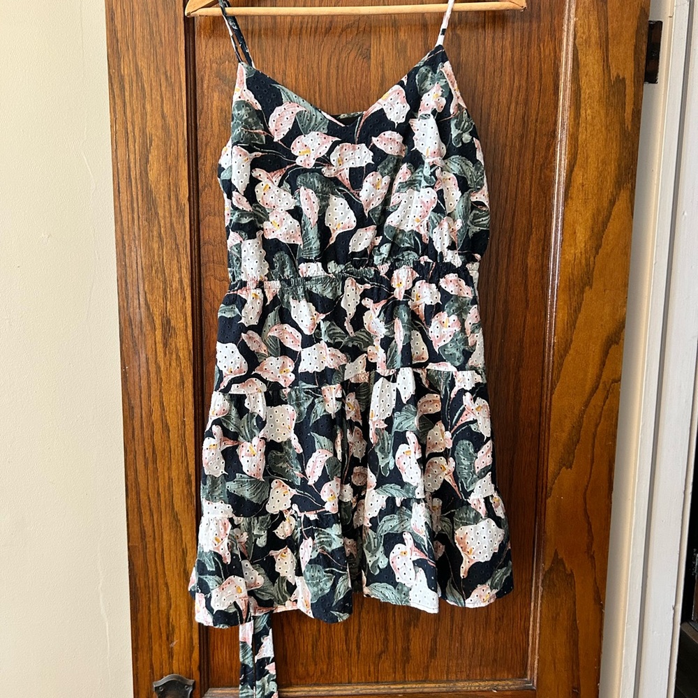 Express Floral Textured Dress